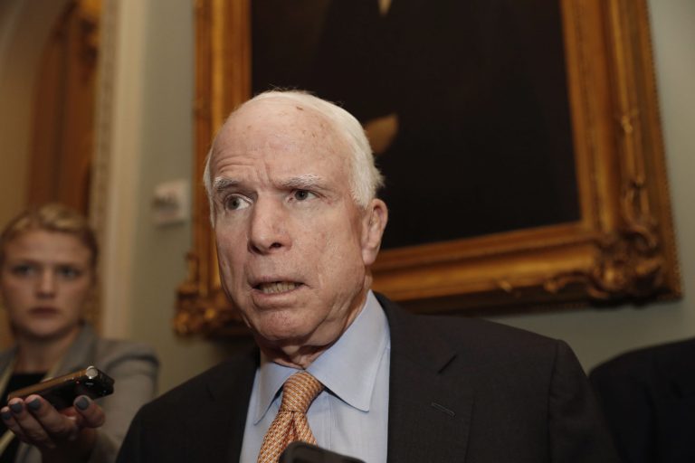 It was reported McCain, 80, has been diagnosed glioblastoma, an aggressive brain cancer that took the life of former Biden's son, Beau Biden. (AP Photo/Alex Brandon)