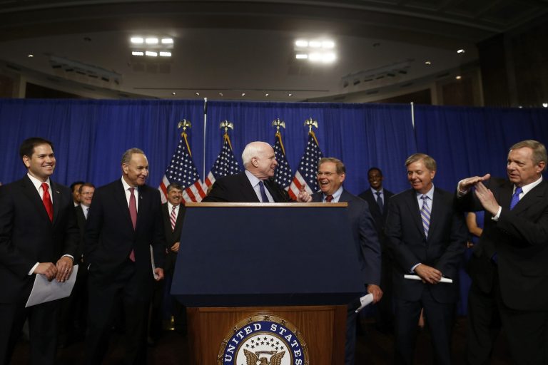 The immigration reform bill that members of the bipartisan immigration 