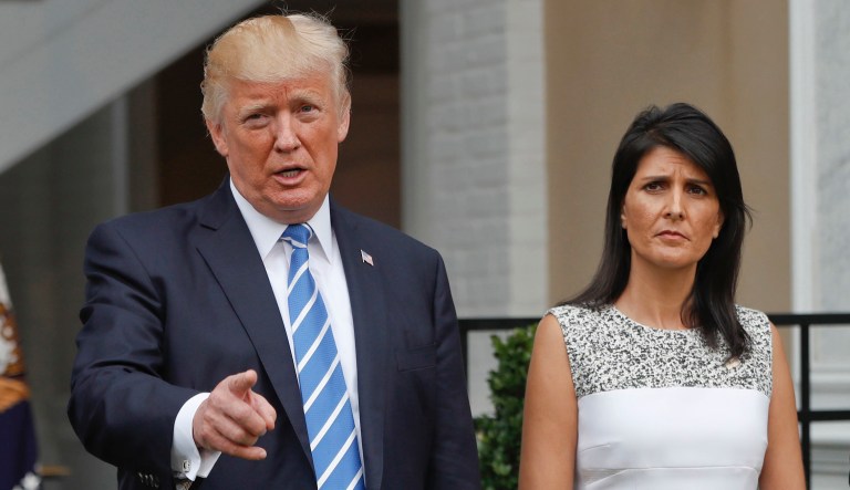 U.S. Ambassador to the United Nations Nikki Haley said she turned down President Trump's offer to be secretary of state because she didn't think she was qualified for the position. 