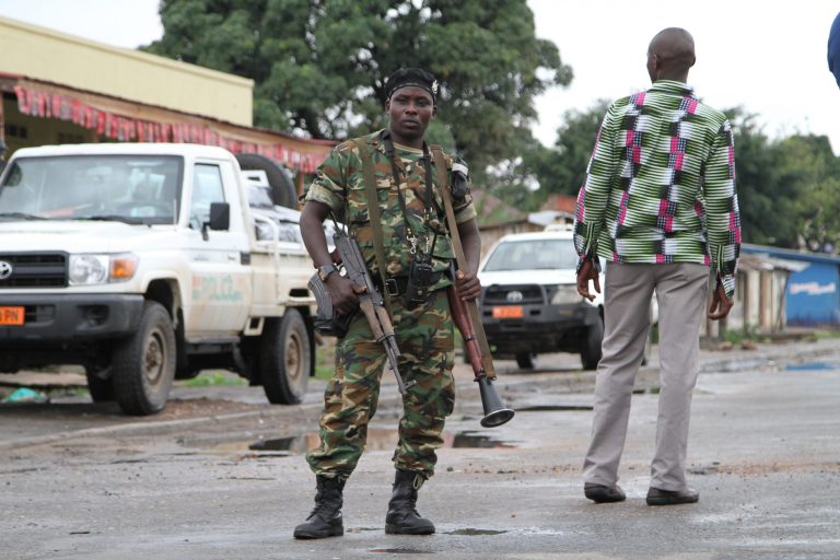 A group of Burundi former and current officials is accused of overseeing and ordering torture, participating in a failed coup attempt and violently repressing government protestors, among other acts. (AP Photo)