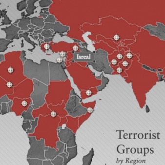Director of National Intelligence Counterterrorism Map Misspells ‘Israel’