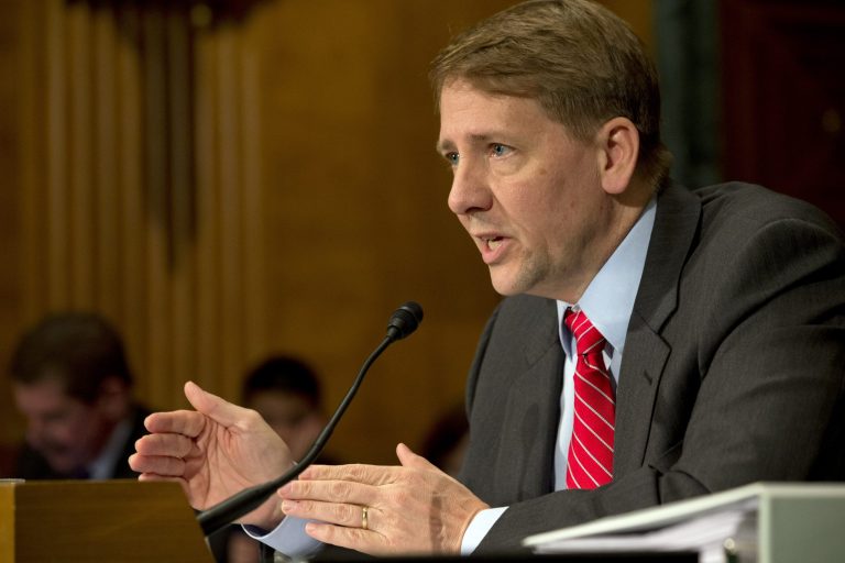 In a hearing of the House Financial Services Committee, Consumer Financial Protection Bureau Director Richard Cordray was pressed about the agency's collecting information of an estimated 991 million American credit card accounts. (AP File)