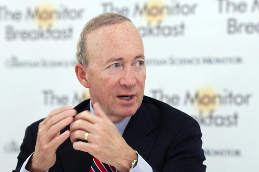 Indiana’s Mitch Daniels: Youth to inherit mountain of debt