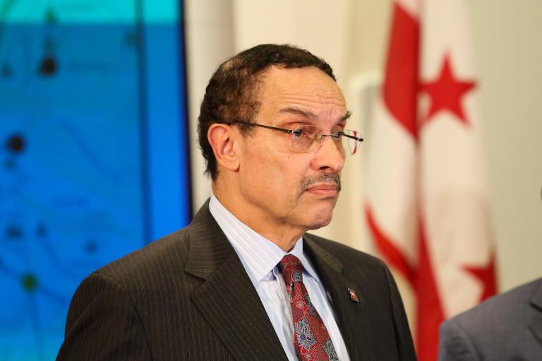 A review of public records by the Washington Examiner shows that D.C. Mayor Vincent Gray's security detail cost taxpayers close to $1 million during his first year in office. (Examiner file photo)
