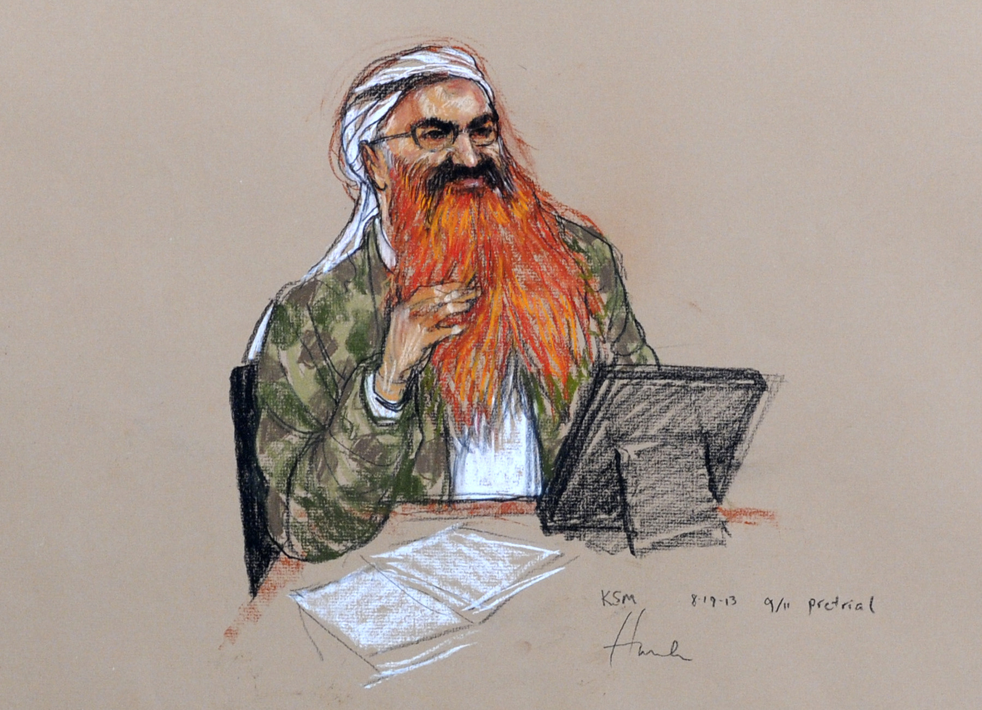 Self-proclaimed 9/11 mastermind uses cumin, turmeric to dye beard