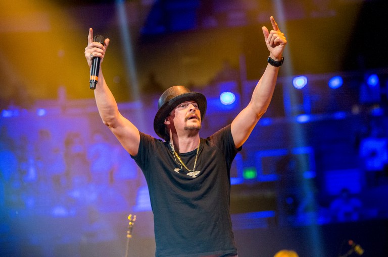 The Michigan musician is capitalizing on Trump's election. (Photo by Amy Harris/Invision/AP)