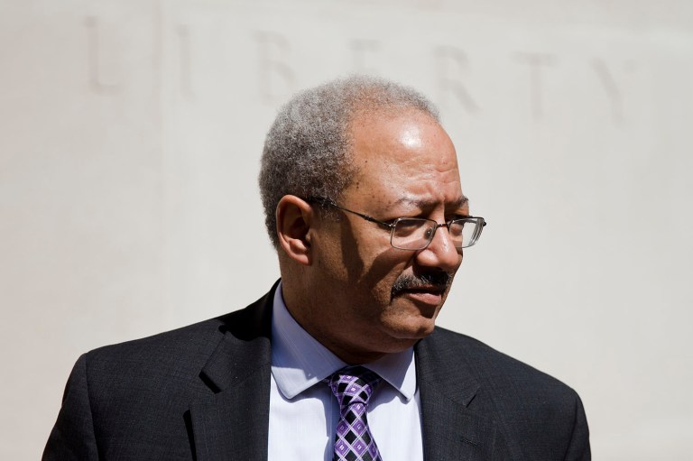 Rep. Chaka Fattah, D-Pa., was found guilty of all counts including bribery, racketeering, conspiracy, money laundering and bank fraud stemming from efforts to repay an illegal $1 million campaign loan. (AP Photo/Matt Rourke, File)
