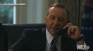 WATCH: Frank Underwood takes on Hillary Clinton in new video