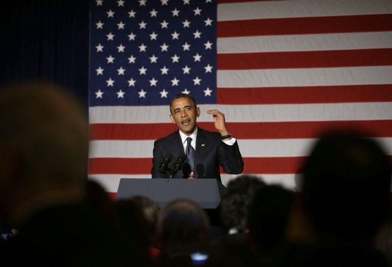 President Obama speaks during a fundraiser for the Democratic Congressional Campaign Committee, in Chicago on May 29. (AP Photo/Pablo Martinez Monsivais)