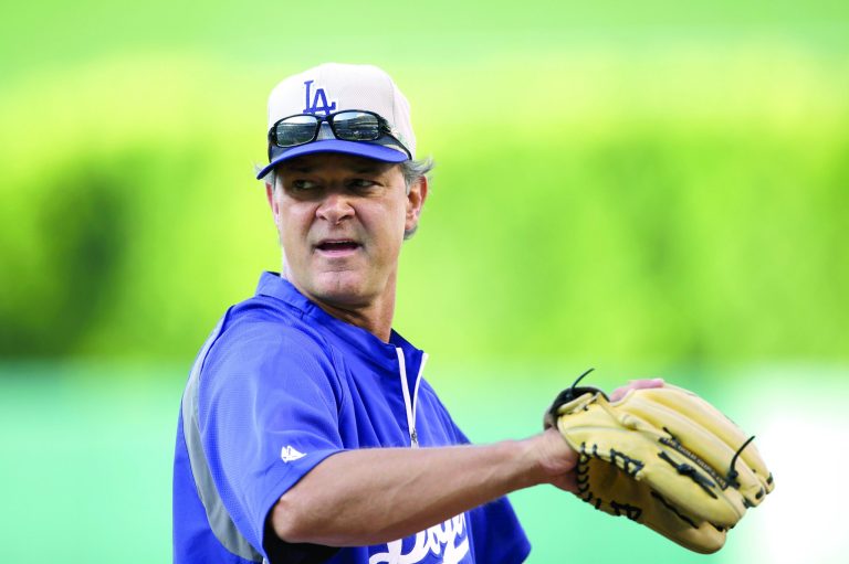 Jae C. Hong/AP
Dodgers manager Don Mattingly may end up leaving Los Angeles after this year and could be a candidate to manage the Nationals after Davey Johnson's retirement.