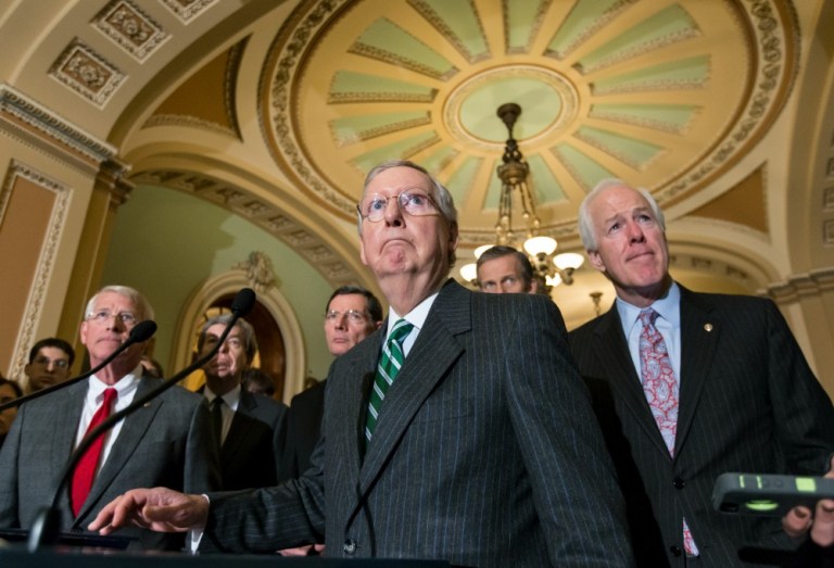 Mitch McConnell has said any Supreme Court nominee proposed by President Obama, who is in the last year of his final term, should not be confirmed. (AP Photo)