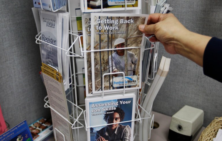 Most unemployed Americans don't qualify for many of the good paying jobs becoming available. (AP Photo/Paul Sakuma)