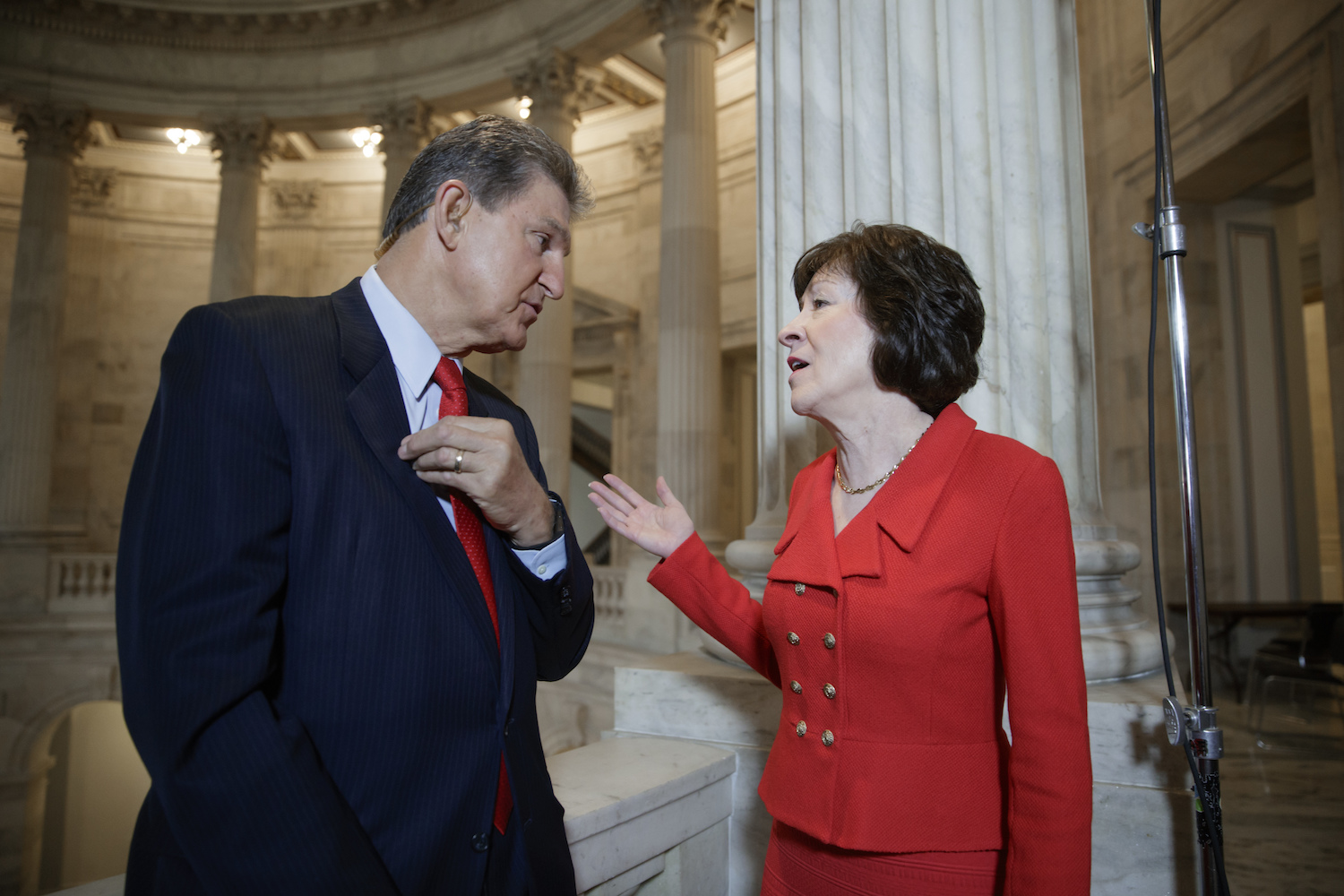 Collins expresses frustration over Democrats halting Senate business