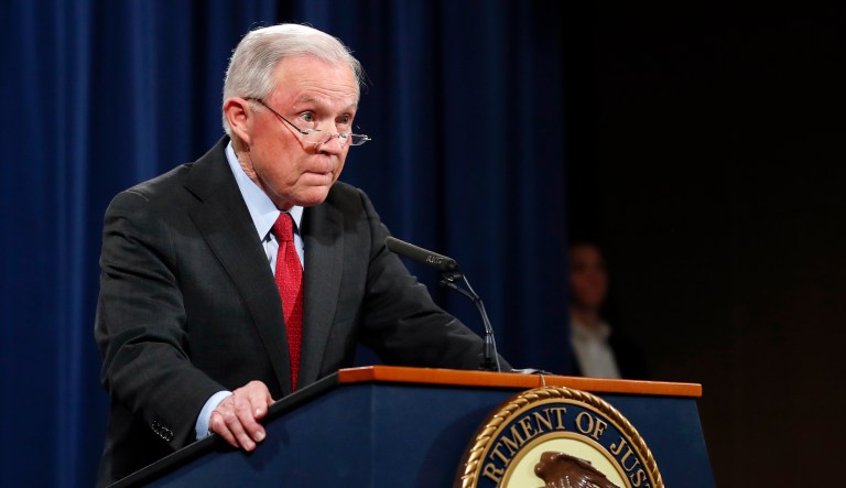 Jeff Sessions gets it. He understands the necessity of preserving the Rule of Law and of rectifying Obama-era abuses. (AP Photo/Carolyn Kaster)