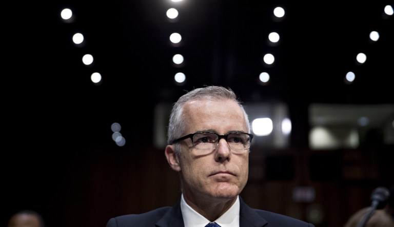 In a seven-hour interview with the House Intelligence Committee Wednesday, FBI Deputy Director Andrew McCabe repeatedly declined to answer whether the bureau has been able to verify the allegations in the so-called 