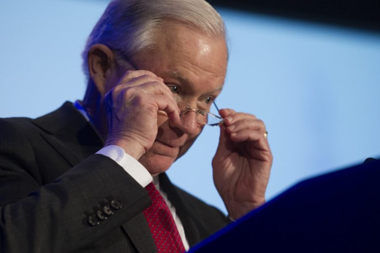Attorney General Jeff Sessions. (AP Photo/Cliff Owen)