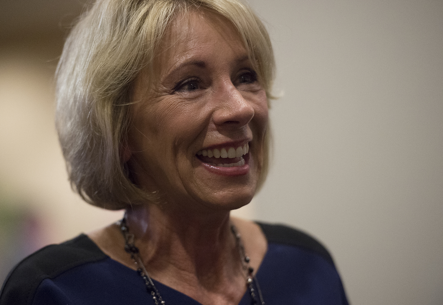 DeVos to visit schools with teachers union leader