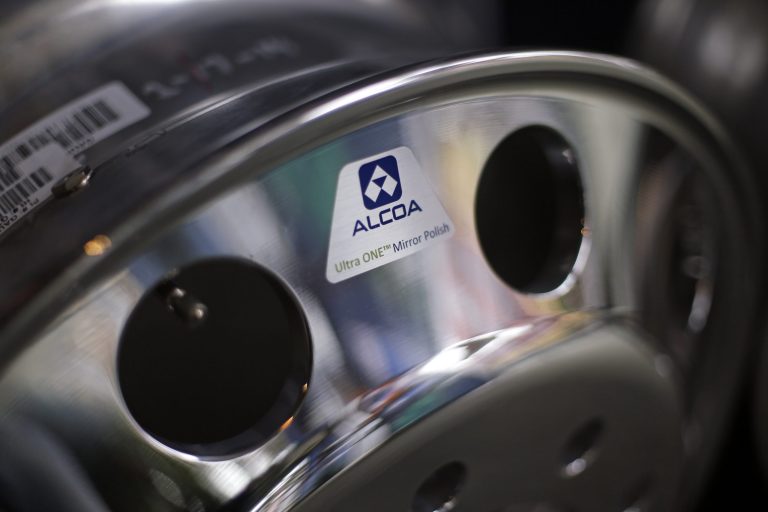 In this April 7, 2014 photo, Alcoa's 22.5