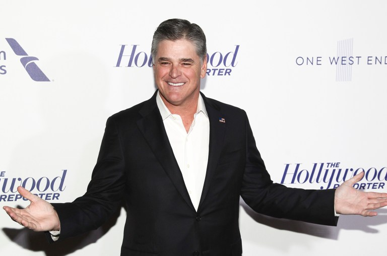 Conservative TV host Sean Hannity is now the longest running host in Fox News' prime-time lineup now that O'Reilly was ousted this week. (Photo by Andy Kropa/Invision/AP)