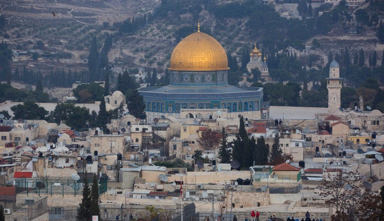 A view of Jerusalem's old city is seen Tuesday, Dec. 5, 2017. U.S. officials have said that President Trump may recognize Jerusalem as Israel's capital this week as a way to offset his likely decision to delay his campaign promise of moving the U.S. Embassy there. Trump's point-man on the Middle East, son-in-law Jared Kushner, later said the president hasn't decided yet what steps to take. (AP Photo/Oded Balilty)