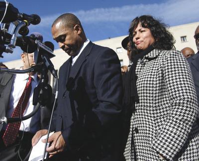 Pablo Martinez Monsivais/AP
Harry Thomas Jr. resigned from the D.C. Council on Thursday and pleaded guilty Friday to embezzling money meant for youth baseball programs in the District.