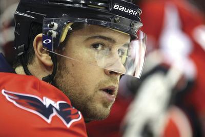 Bruce Bennett/Getty ImagesEntering Thursday's contest, defenseman Mike Green had yet to record a point in nine games.