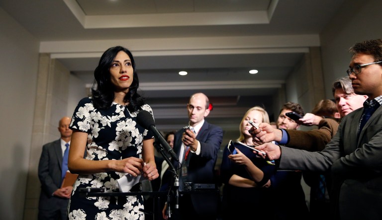 The women know each other because Harvey Weinstein hosted fundraising events for Hillary Clinton. (AP Photo/Alex Brandon, File)