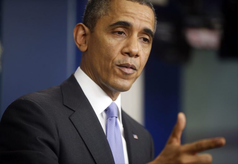 PresidentÃÂ ObamaÃÂ speaks during his end-of-the-year news conference in the Brady Press Room at the White House on Dec. 20. (AP/Charles Dharapak)