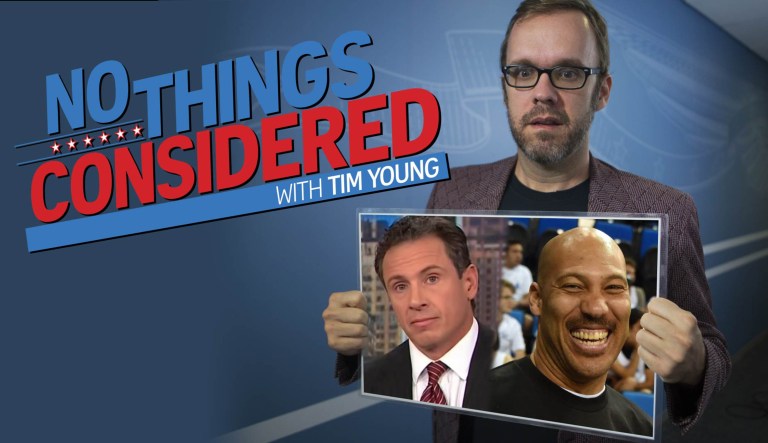 LaVar Ball confuses Chris Cuomo, a bus ruins the Weather Channel’s shot, and more on No Things Considered