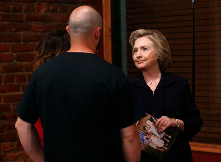 Copley asked Clinton how she could 