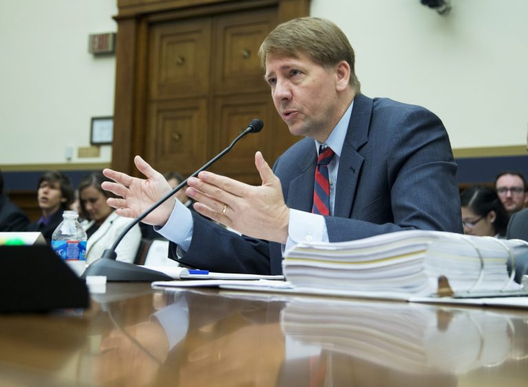Consumer Financial Protection Bureau Director Richard Cordray testifies before the House Financial Services Committee, on Capitol Hill in Washington on Sept. 12. (AP Photo/Manuel Balce Ceneta)