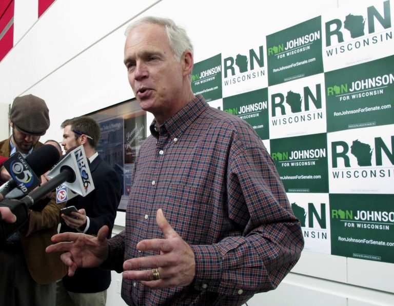 Sen. Ron Johnson, R-Wis., said he believes Hillary Clinton could be impeached as president for her illegal actions involving a private email server as secretary of state. (AP Photo/Scott Bauer, File)