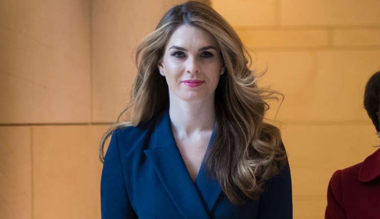 Members present for White house communications director Hope Hicks' highly-anticipated appearance before the committee told reporters the former Trump campaign aide dodged questions about her work for President Trump, although it was unclear whether she formally asserted privilege. (AP Photo/J. Scott Applewhite)