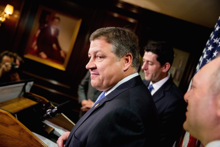 House Transportation Committee Chairman Rep. Bill Shuster's legislation would transfer control of the ATC to an independent, nonprofit corporation governed by an appointed board of directors. (AP Photo/Andrew Harnik)