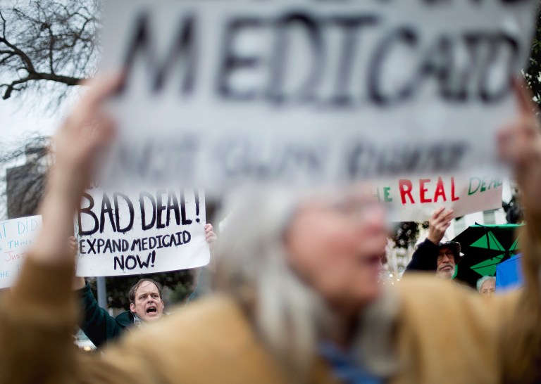 This year states are poised to start paying for part of their Medicaid expansions. (AP Photo/David Goldman)