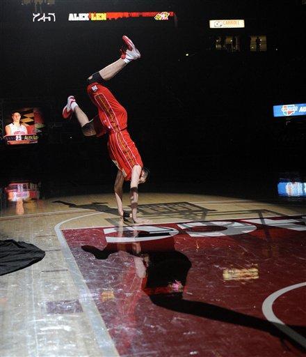 Maryland’s Len impressive on first look