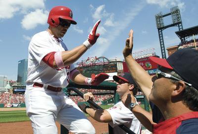 Jeff Curry/AP
St. Louis'Carlos Beltran entered Wednesday's game with 13 home runs and 32 RBI.