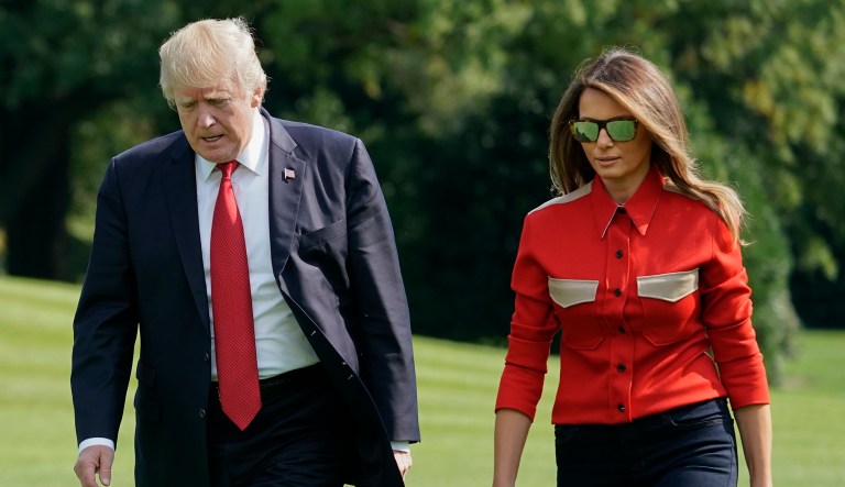 Mrs. Trump accompanied her husband on trips to Texas and Louisiana earlier this month after Hurricane Harvey passed through the Gulf region. (AP Photo/Pablo Martinez Monsivais)