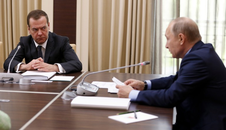 Let's be clear, this a very cold, very traditional Russian threat. And if it comes from Medvedev, it comes from Putin. (Dmitry Astakhov/Pool Photo via AP)