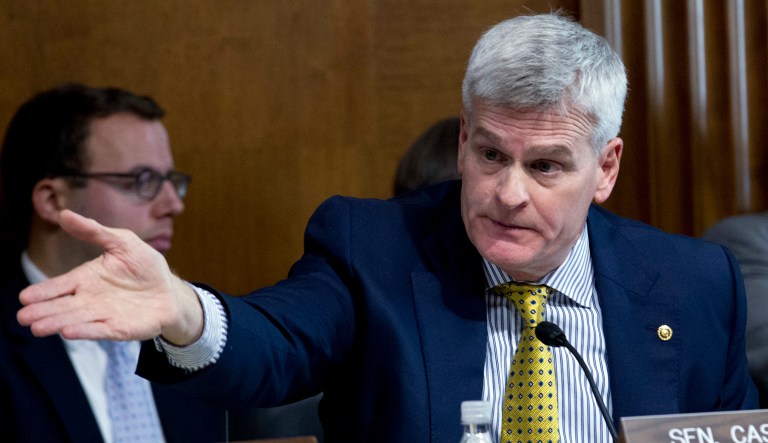 Why would Sen. Bill Cassidy, R-La., do an interview with a comedian who got his big start instructing women on the street to figure out what was down his pants before palling around with former President Barack Obama? "I actually didn't know who Jimmy Kimmel was," he said.