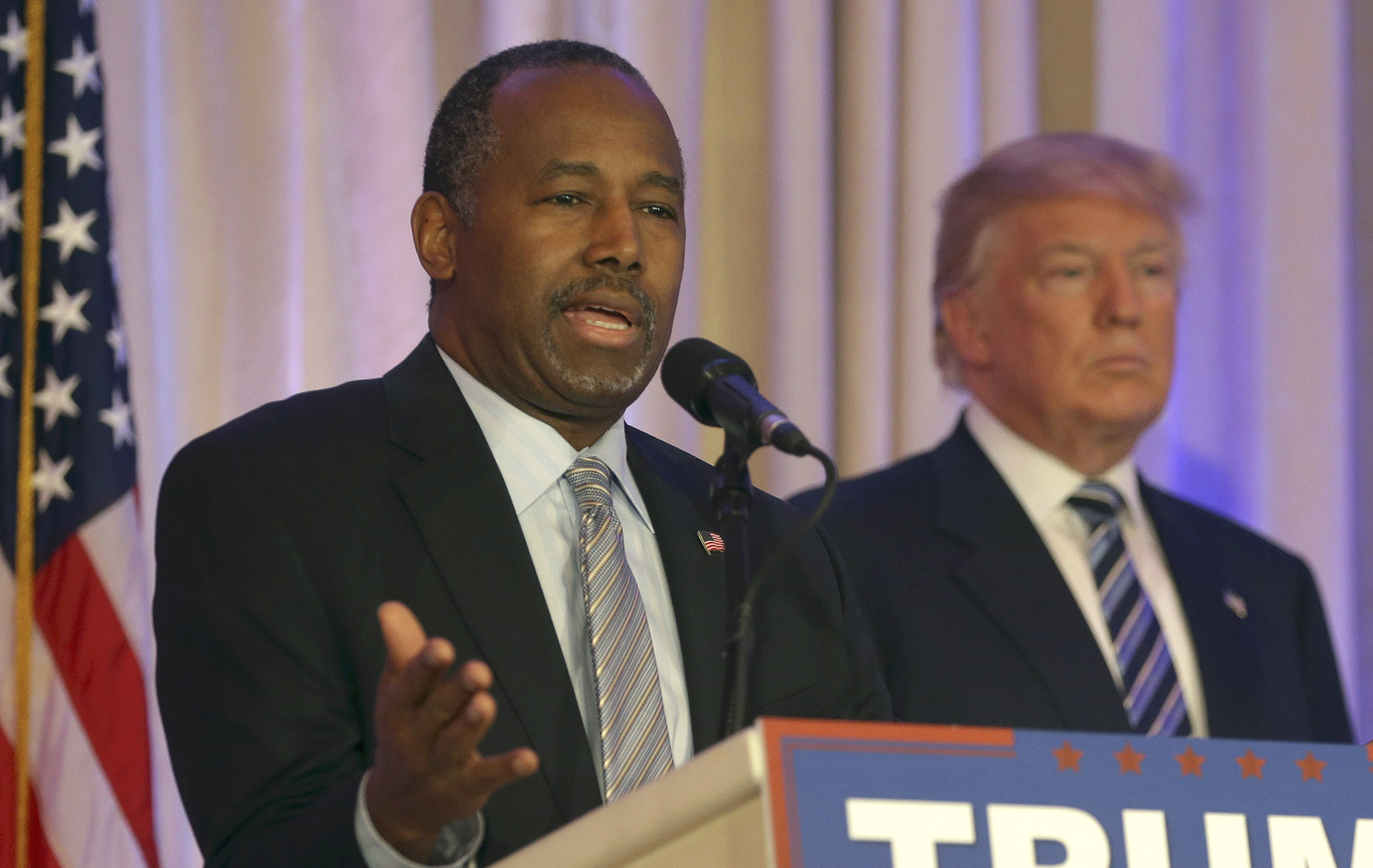 Carson has left Trump’s veep selection team