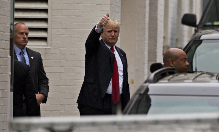 Donald Trump is expected to meet with the Senate Republican Conference on July 7. (Andrew Harrer/Bloomberg)