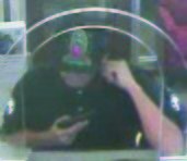 Authorities looking for hat-wearing robber