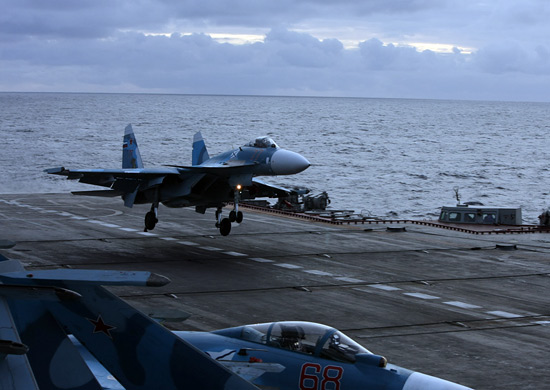 Another jet falls off Russian aircraft carrier