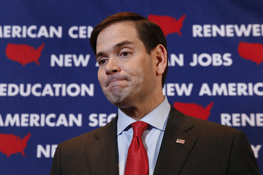 Rubio compares Trump to Charlie Crist in Florida pitch