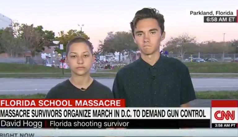 Benjamin Kelly, an aide to Republican Florida state Rep. Shawn Harrison, told the Tampa Bay Times that Emma Gonzalez and David Hogg, survivors of the shooting at Marjory Stoneman Douglas High School in Parkland, Fla., 