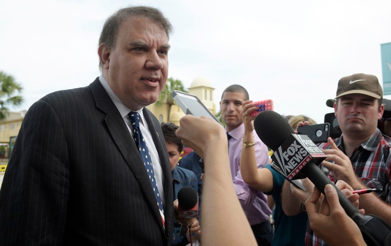 Two liberal organizations have withdrawn their endorsement of Rep. Alan Grayson in his bid for Florida's Senate primary amid allegations of spousal abuse. (AP Photo/Phelan M. Ebenhack)