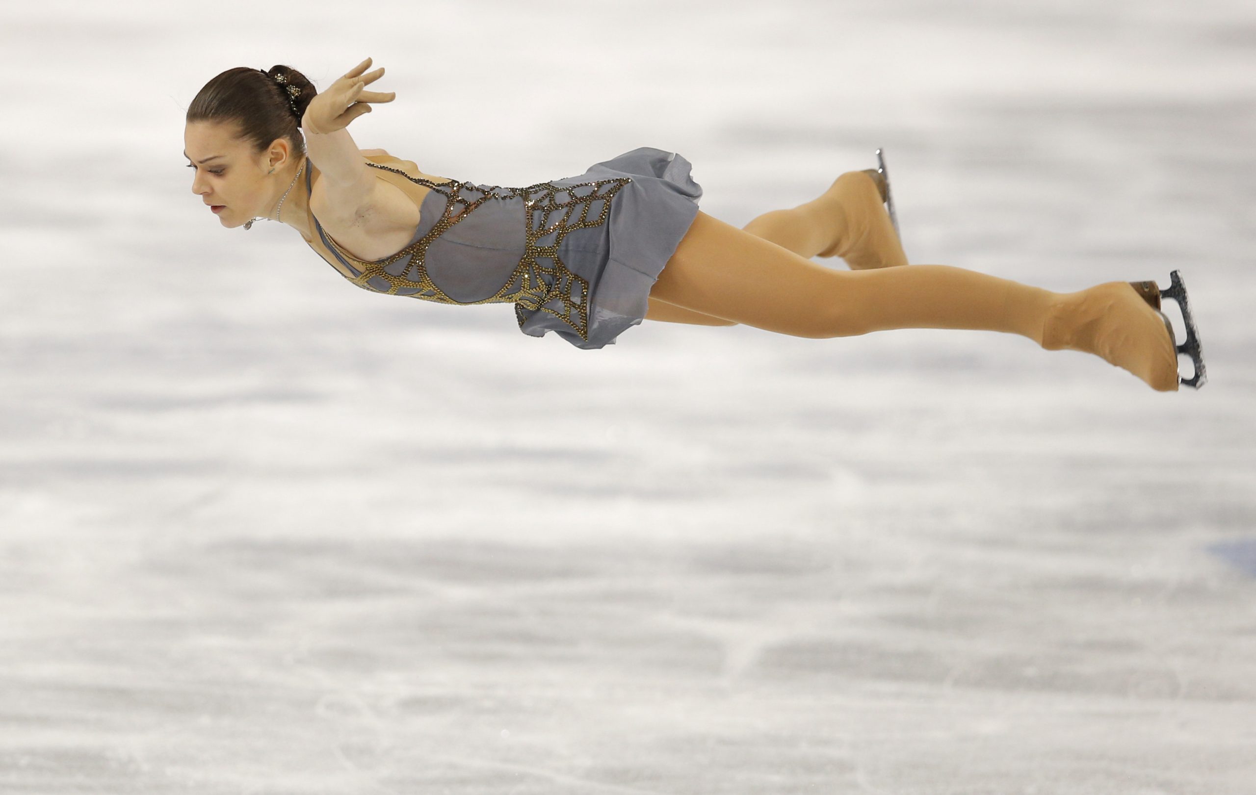 Russian Sotnikova wins gold, Kim 2nd