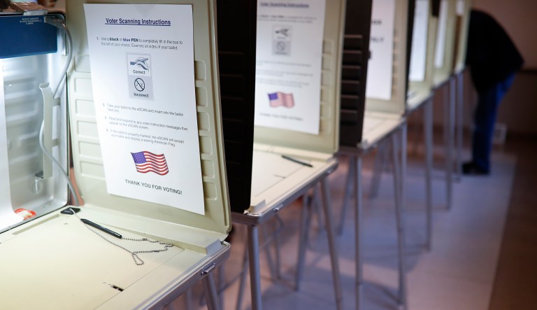 The document details hacking efforts by Russian military intelligence that includes a cyberattack against at least one U.S. voting software supplier. (AP Photo/John Minchillo)