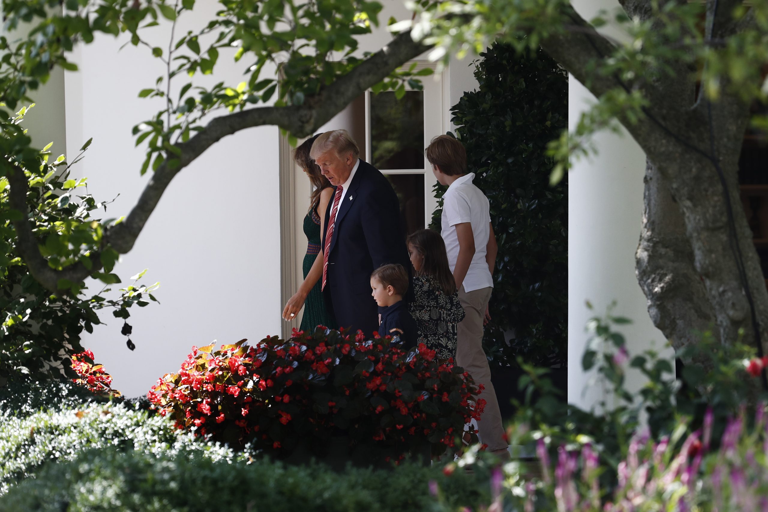 Trumps to spend weekend at Camp David